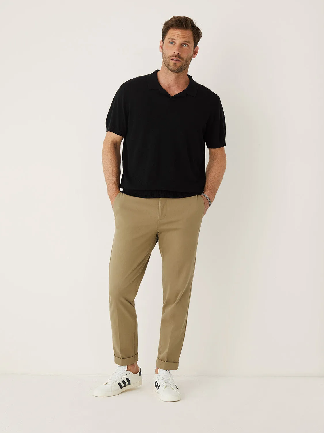 The Tapered Fit Flex Worker's Pant in Beige