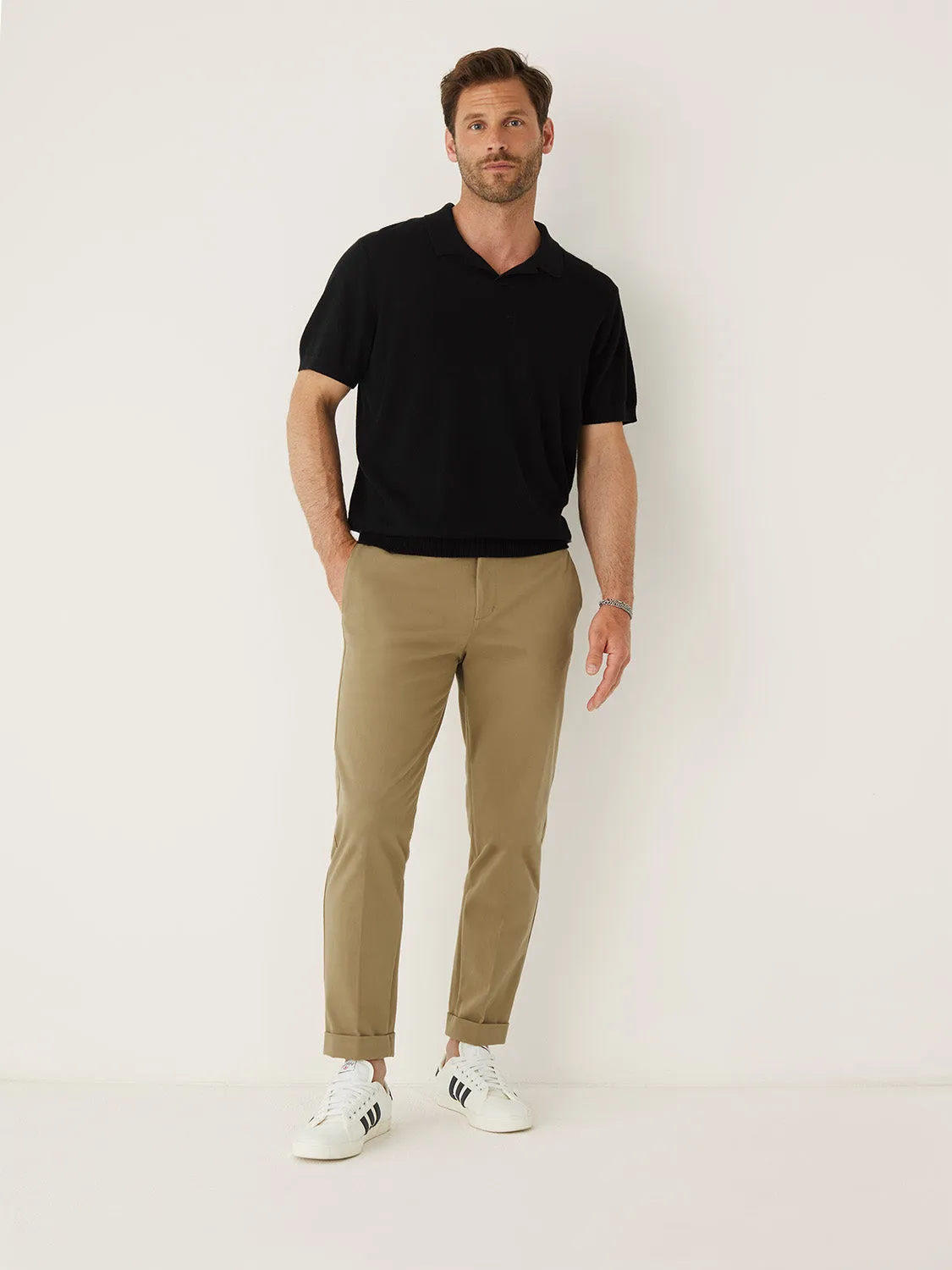 The Tapered Fit Flex Worker's Pant in Beige