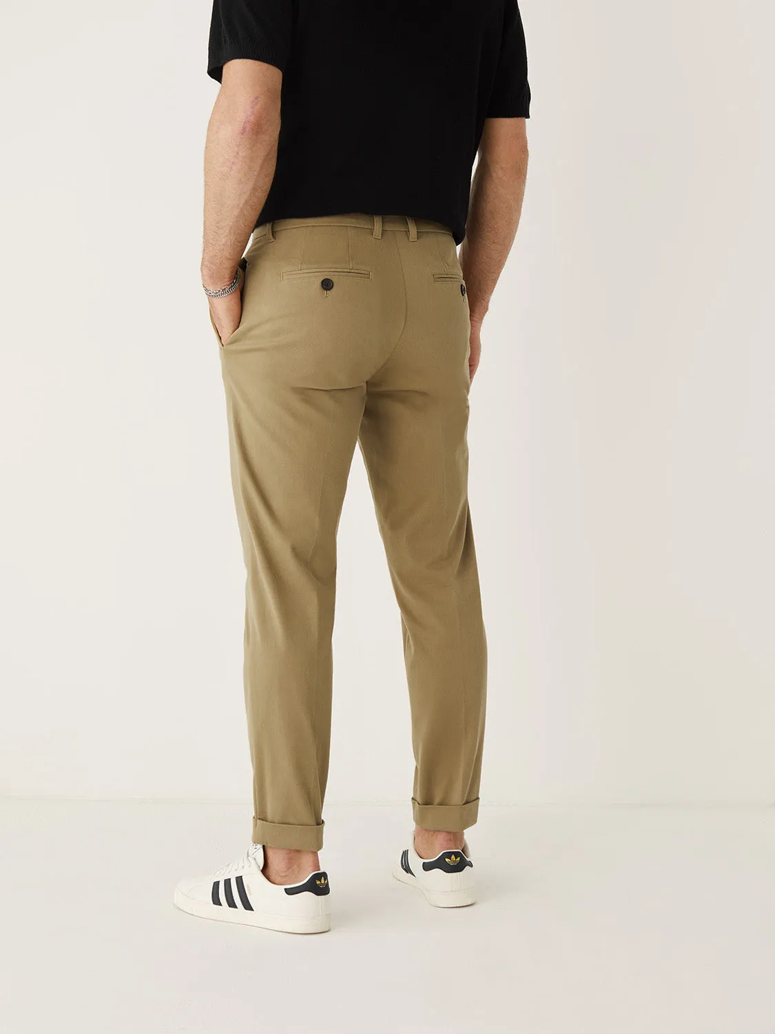 The Tapered Fit Flex Worker's Pant in Beige