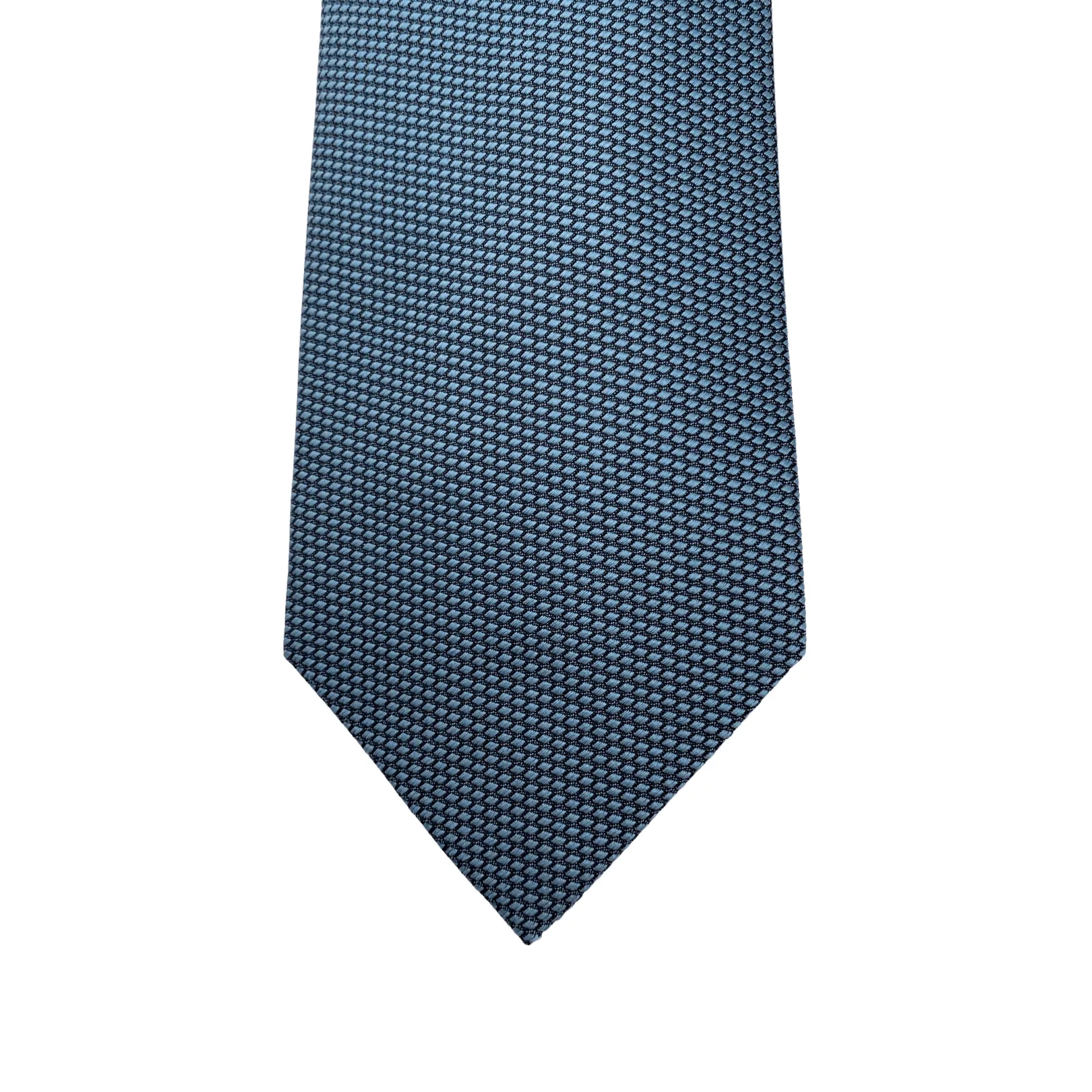 THOMAS PINK Textured Woven Silk Tie - Pale Blue New w/Tags