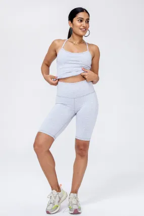 TLC Bike Shorts in Collegiate Gray