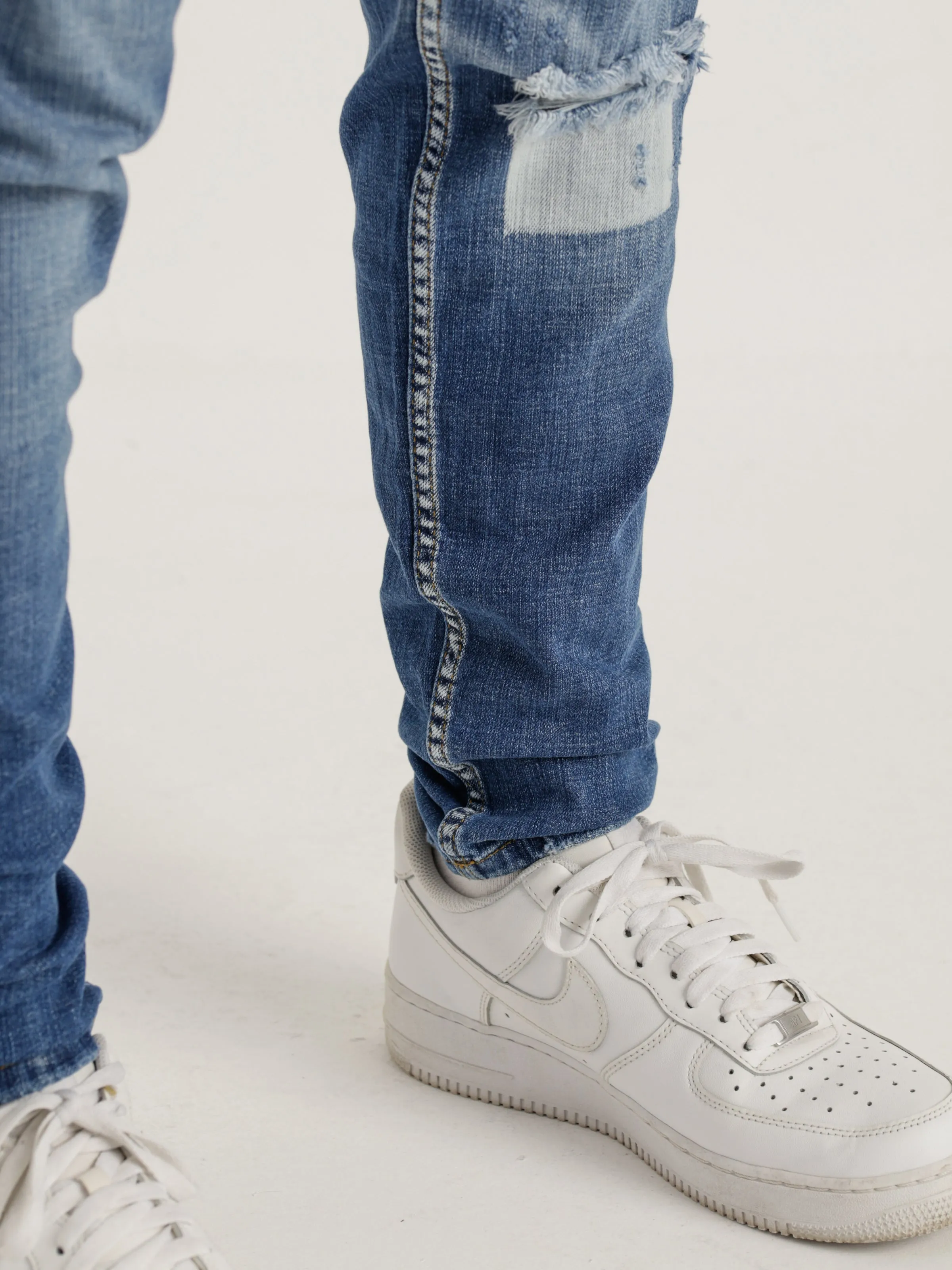 Vintage Vibe Denim Joggers