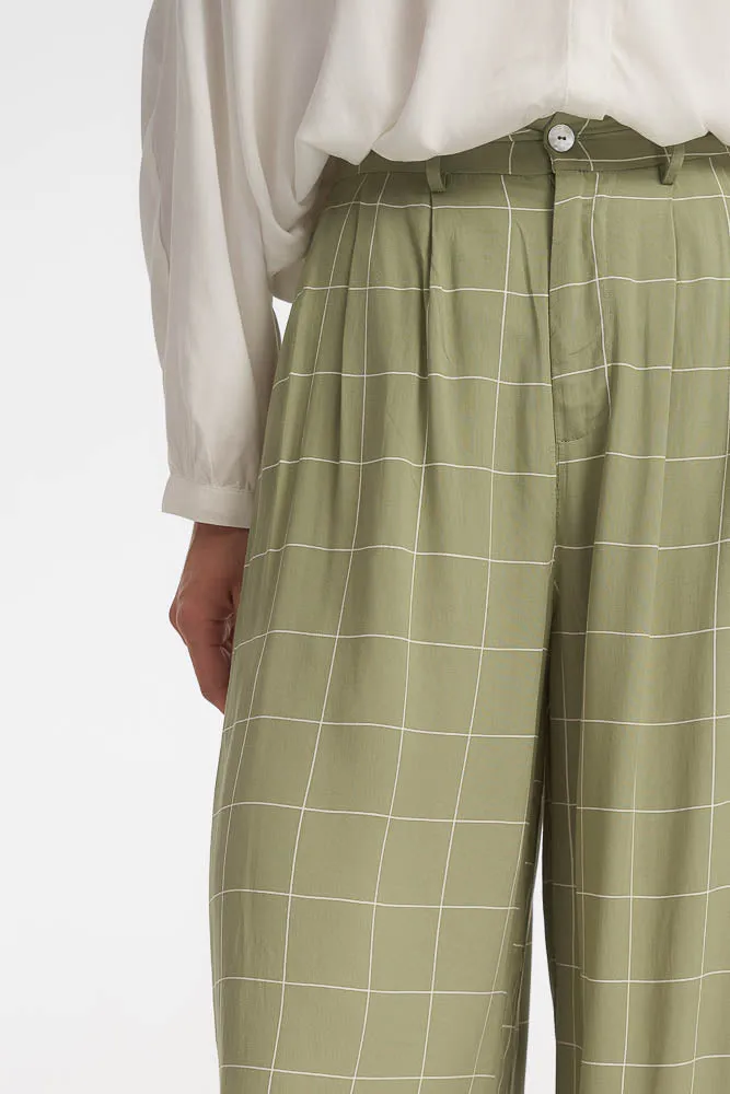 Vittoria Long Pants  / Moss Tiles